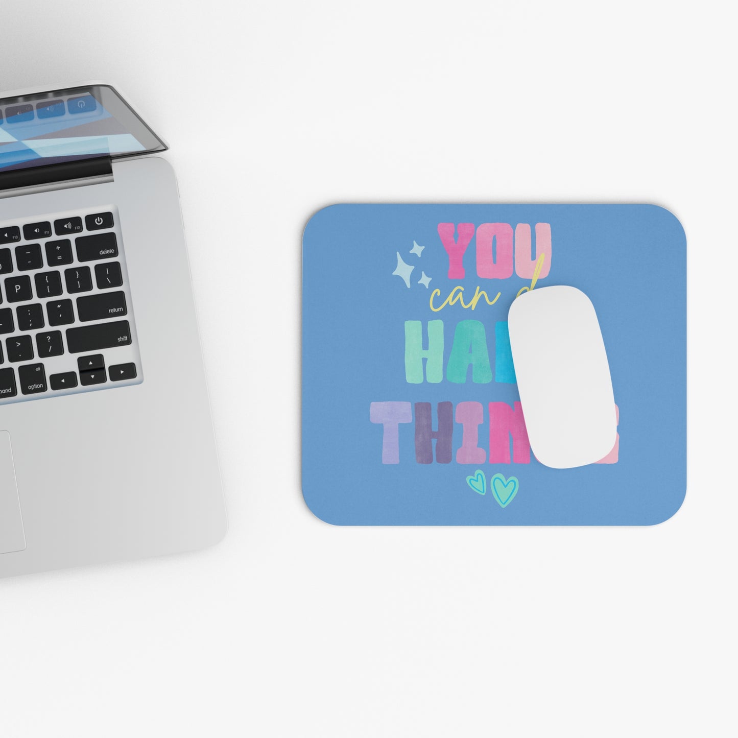 Inspirational Mouse Pad - 'You Can Do Hard Things' Motivational Desk Accessory