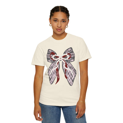 Vikings Coquette Bow Comfort Colors T-shirt