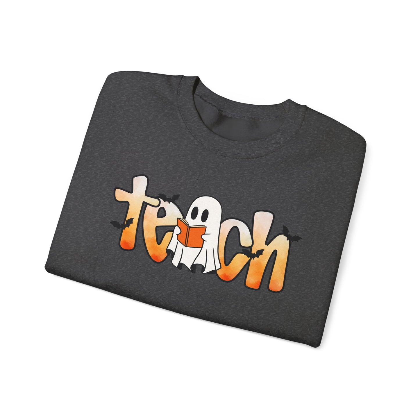 Halloween Teach Crewneck Sweatshirt