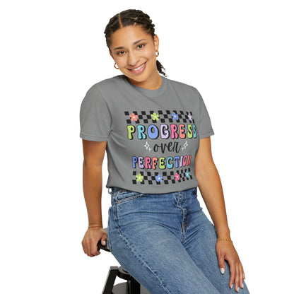 Progress over Perfection Comfort Colors T-shirt