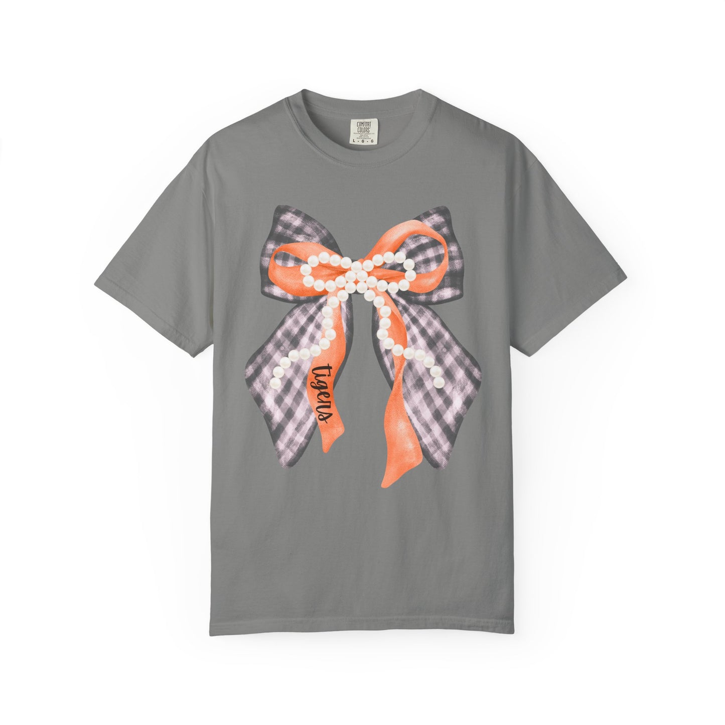 Tigers Coquette Bow Comfort Colors T-shirt