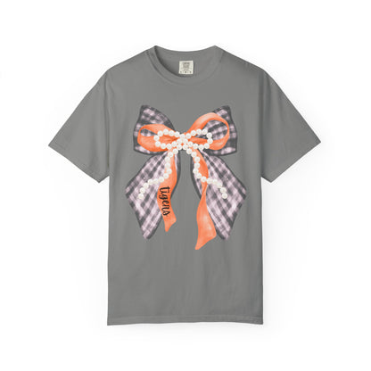 Tigers Coquette Bow Comfort Colors T-shirt