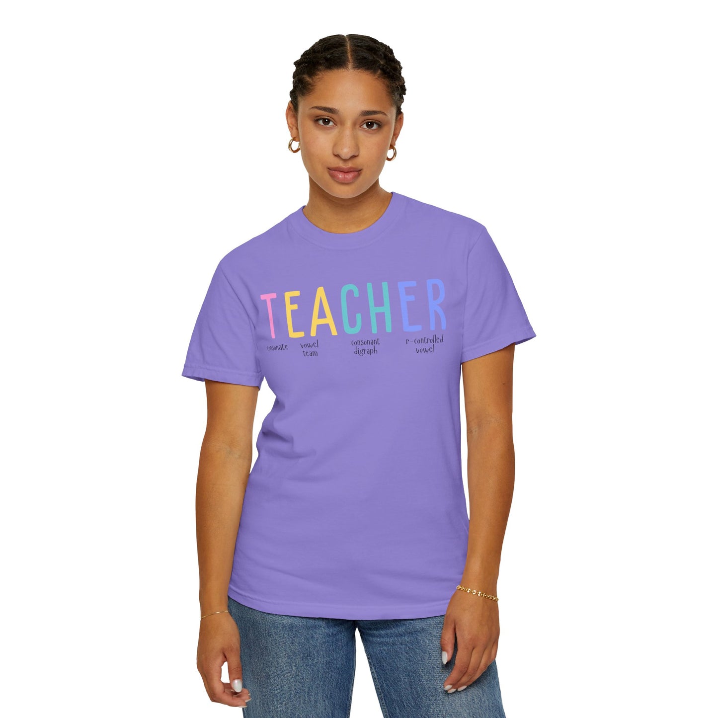 Literacy Teacher Comfort Colors T-shirt