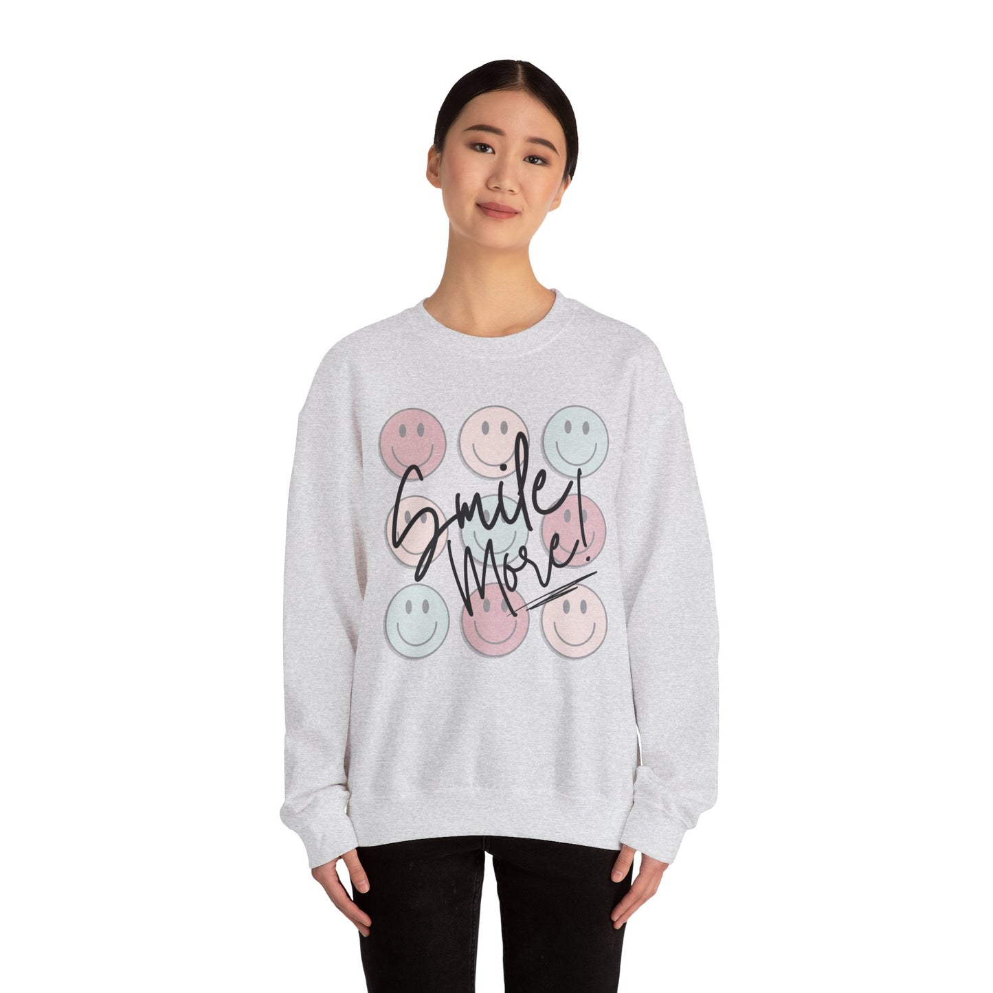 Smile More! Crewneck Sweatshirt