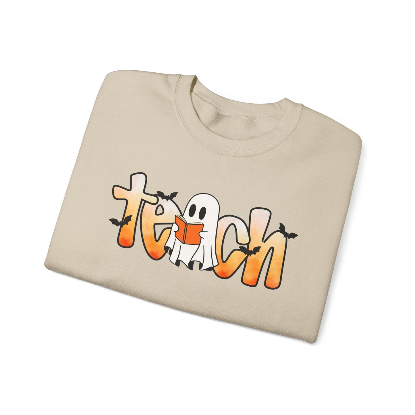Halloween Teach Crewneck Sweatshirt