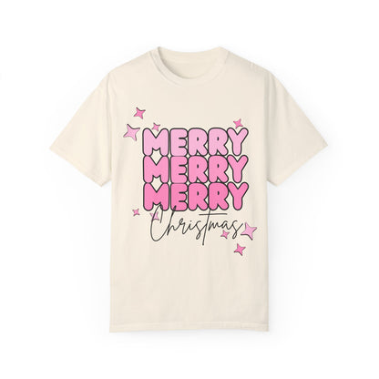 Merry Christmas Comfort Colors T-Shirt