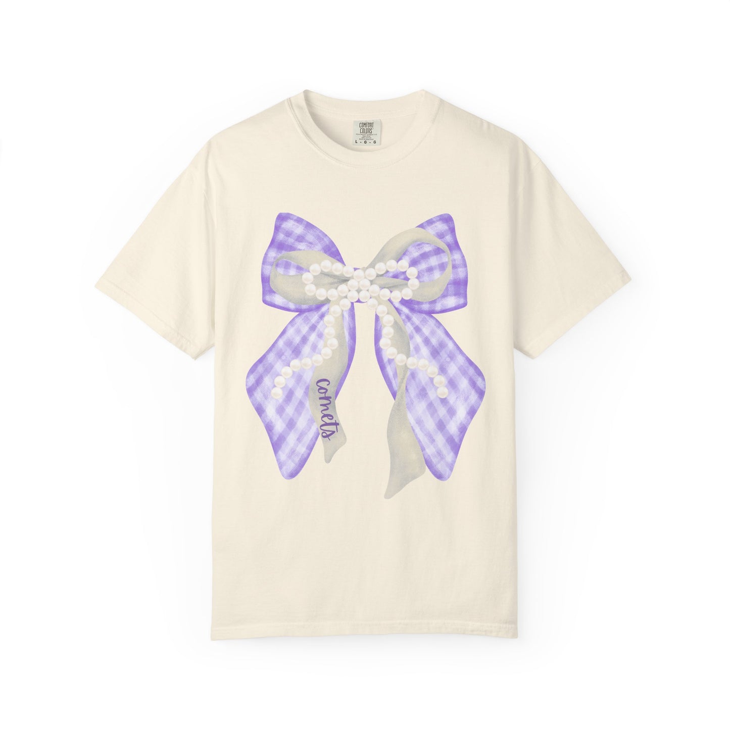 Comets Coquette Bow Comfort Colors T-shirt