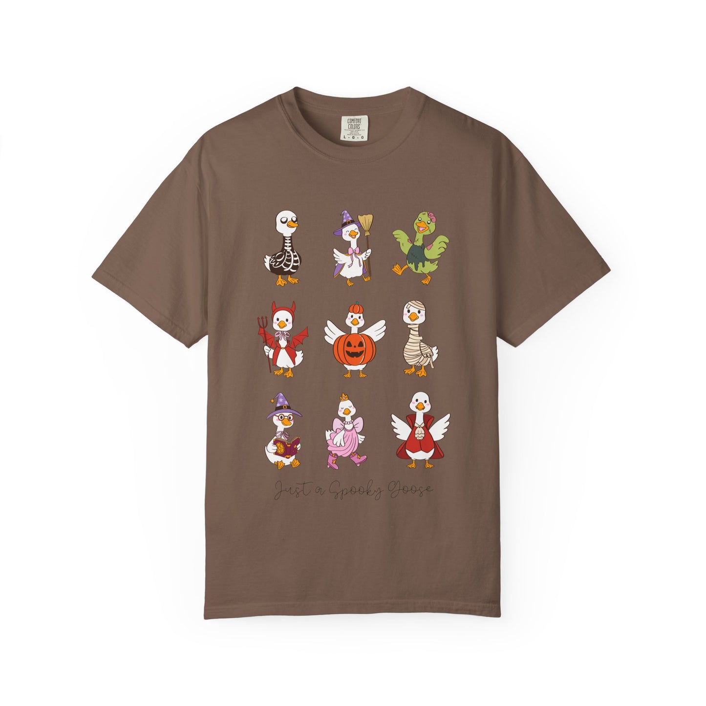 Just a Spooky Goose Comfort Colors T-Shirt