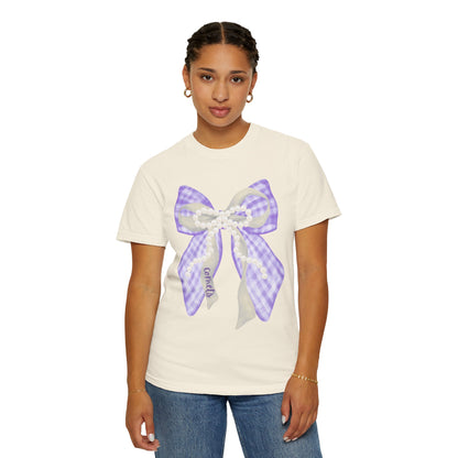 Comets Coquette Bow Comfort Colors T-shirt