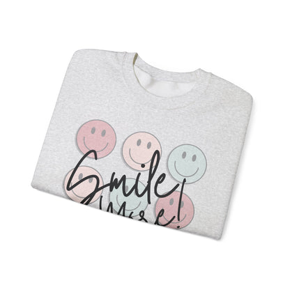Smile More! Crewneck Sweatshirt