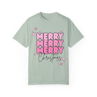 Merry Christmas Comfort Colors T-Shirt