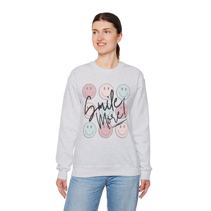 Smile More! Crewneck Sweatshirt