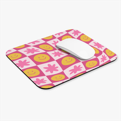 Retro Smiley Mouse Pad