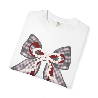 Vikings Coquette Bow Comfort Colors T-shirt