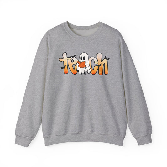 Halloween Teach Crewneck Sweatshirt