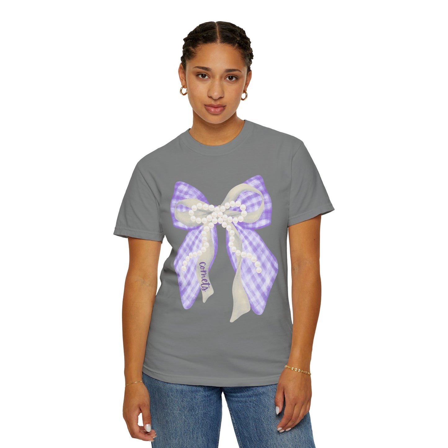 Comets Coquette Bow Comfort Colors T-shirt