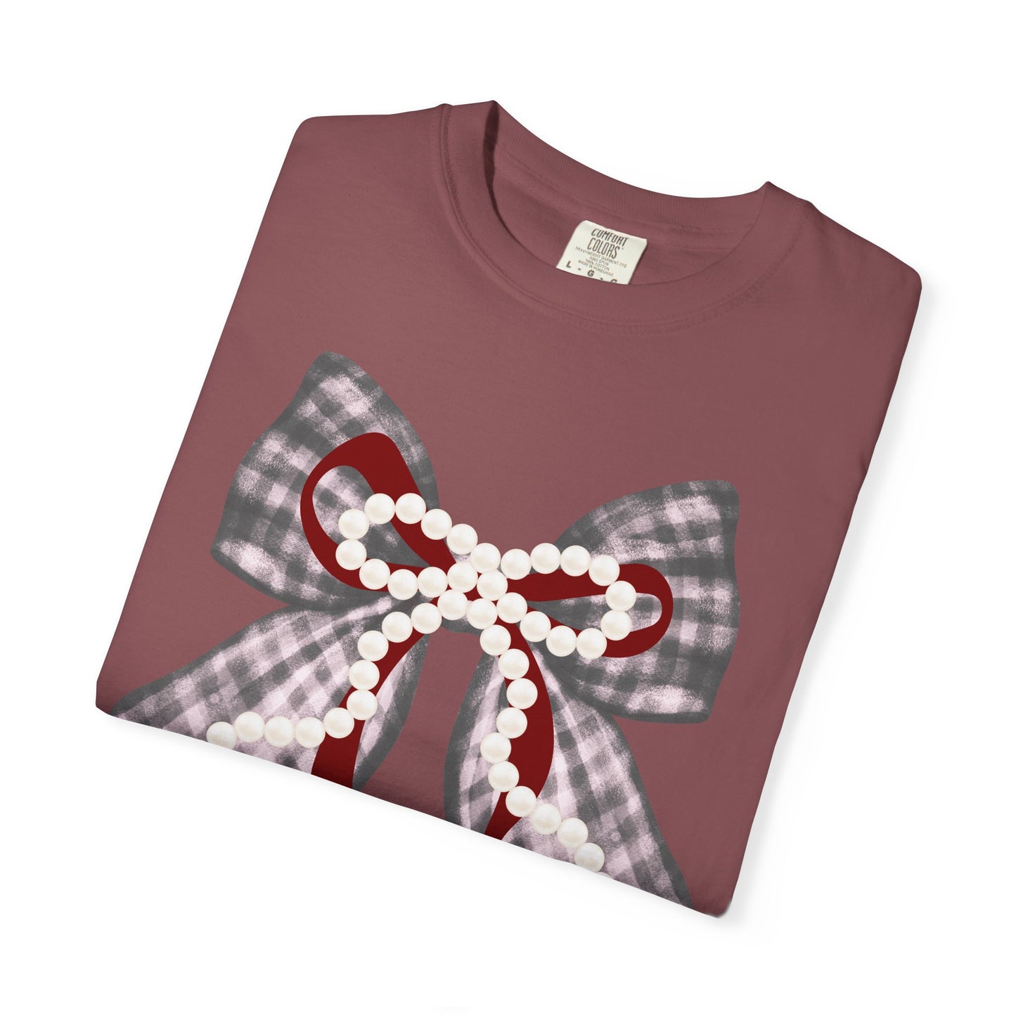 Vikings Coquette Bow Comfort Colors T-shirt