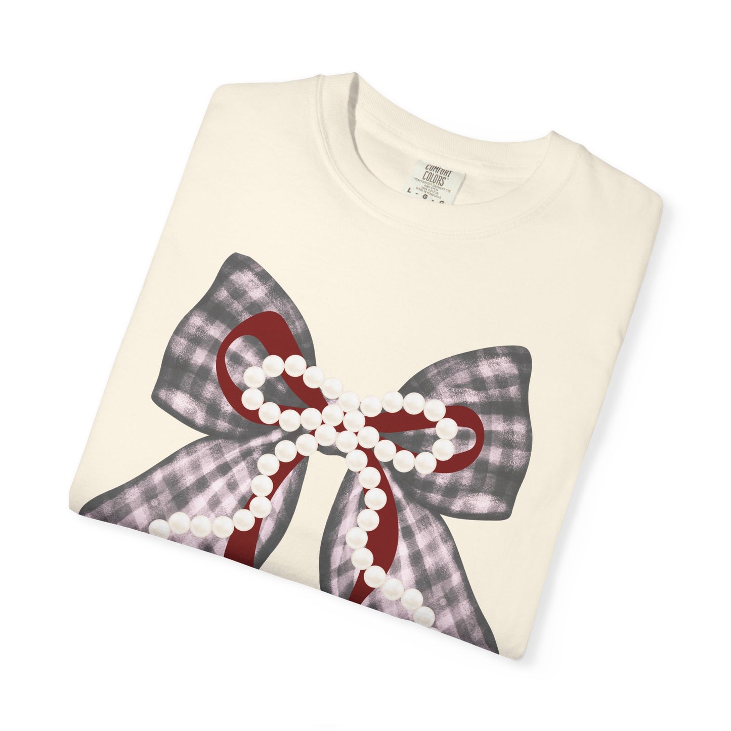 Vikings Coquette Bow Comfort Colors T-shirt