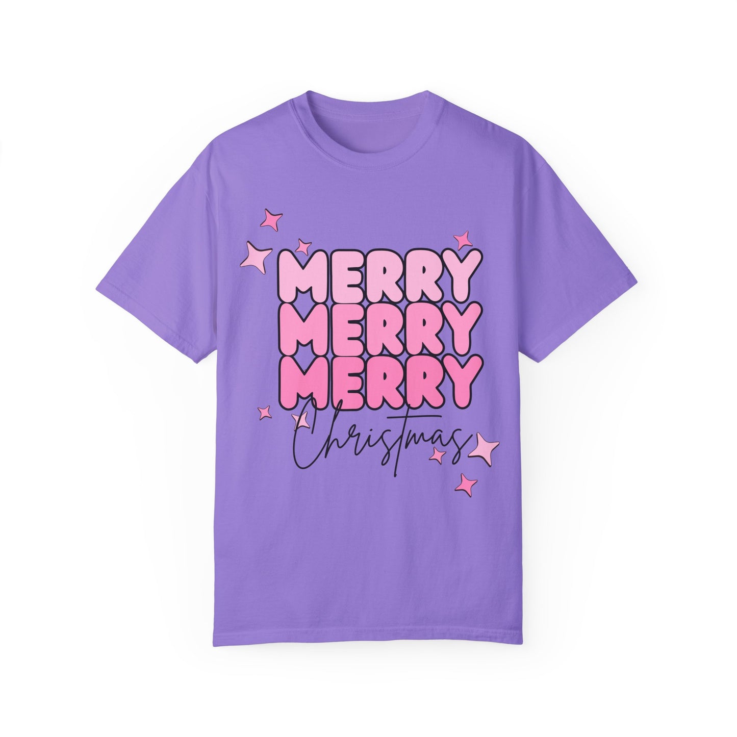 Merry Christmas Comfort Colors T-Shirt