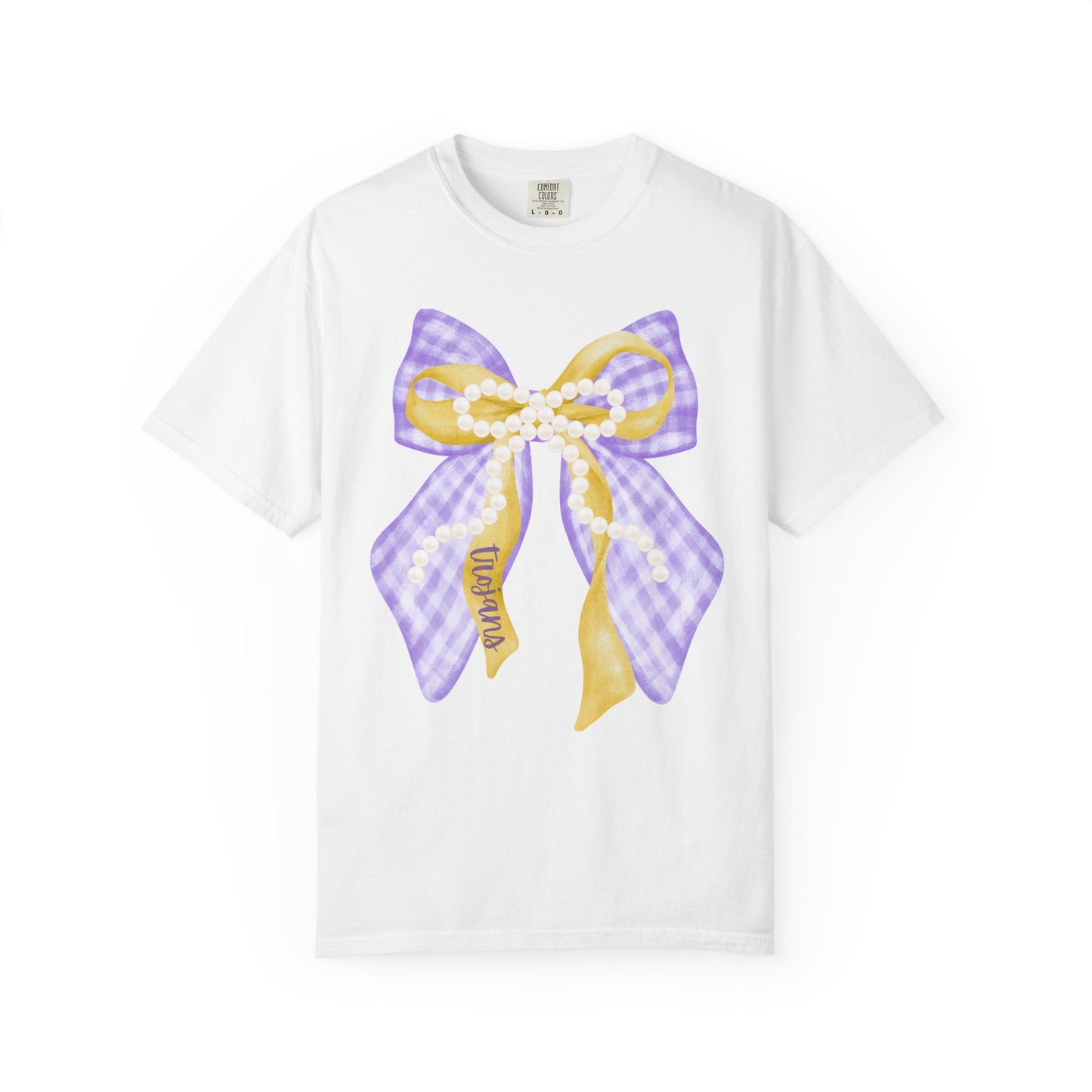 Trojans Coquette Bow Comfort Colors T-shirt