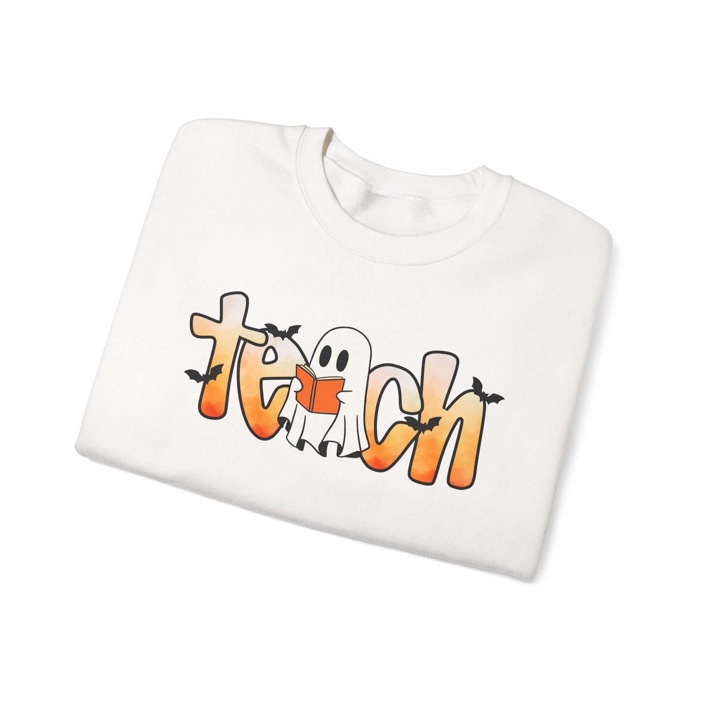 Halloween Teach Crewneck Sweatshirt