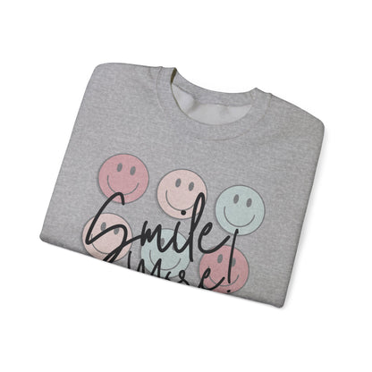 Smile More! Crewneck Sweatshirt