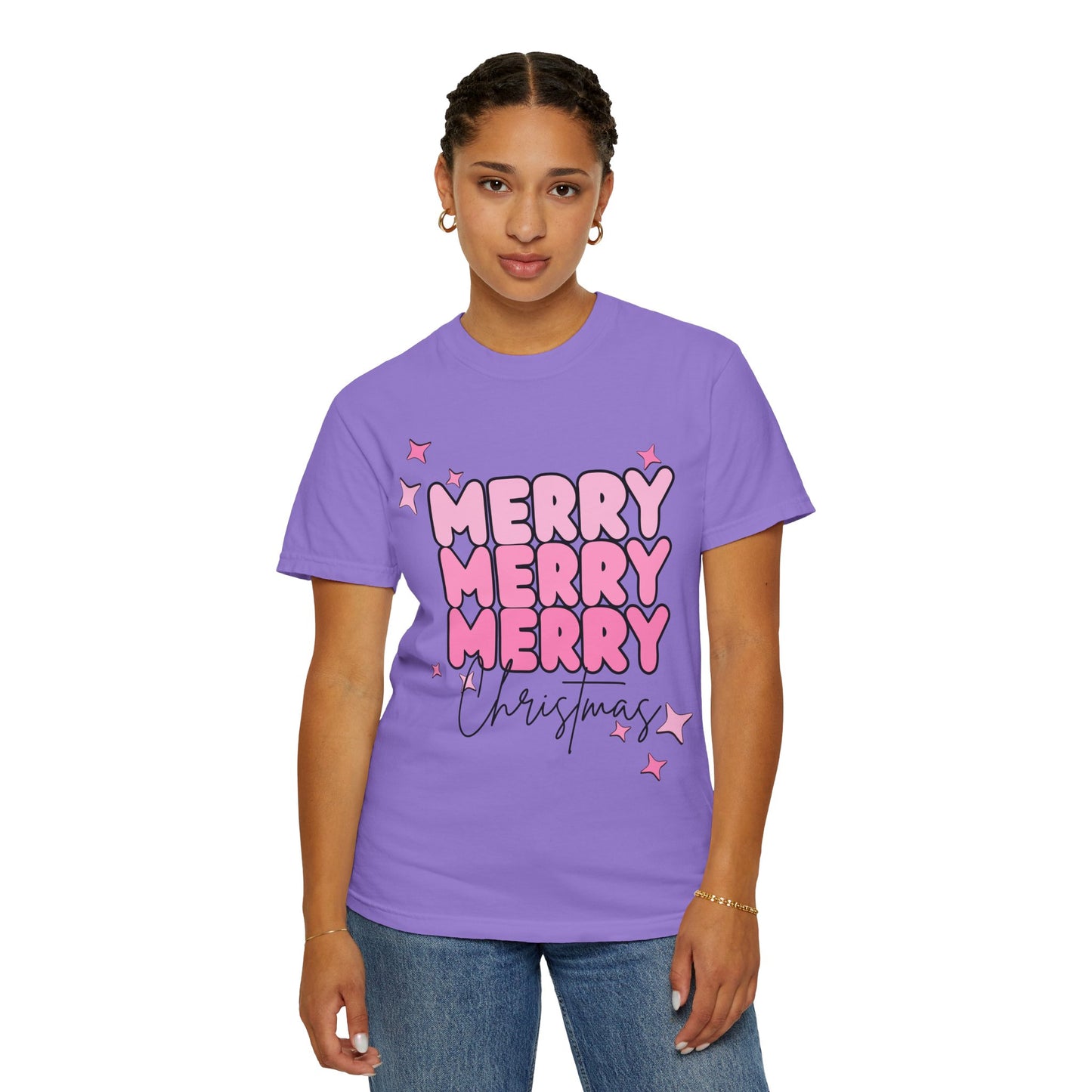 Merry Christmas Comfort Colors T-Shirt