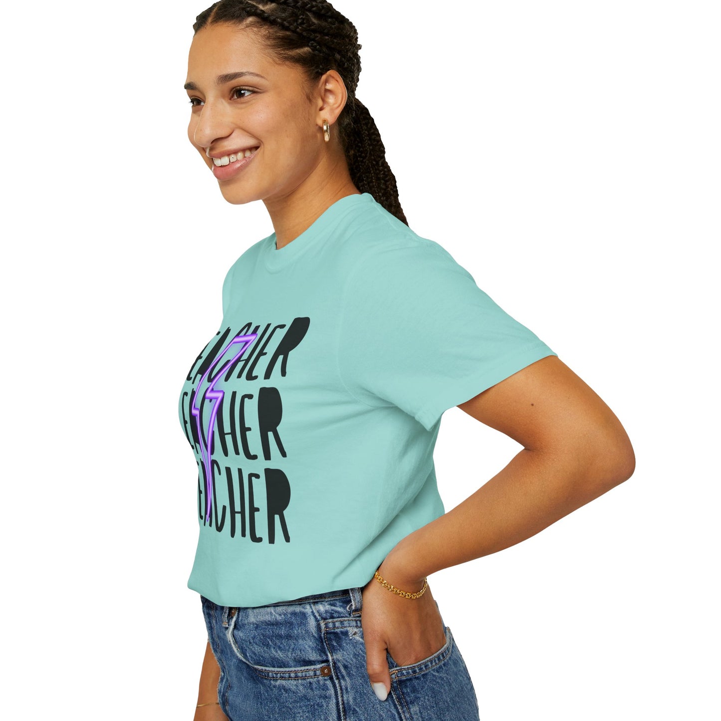 Bolt Teacher 3x’s Comfort Colors T-Shirt