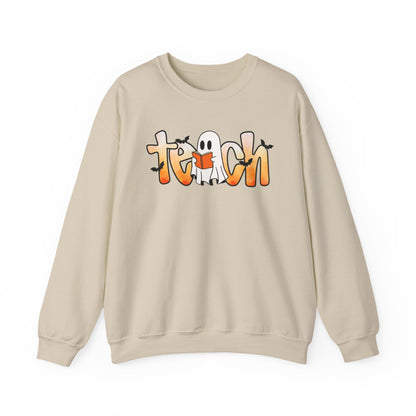 Halloween Teach Crewneck Sweatshirt