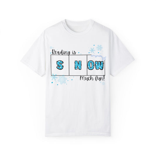 Snow Phoneme Reading Comfort Colors T-Shirt