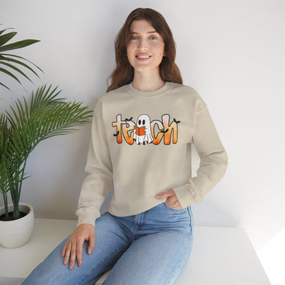Halloween Teach Crewneck Sweatshirt