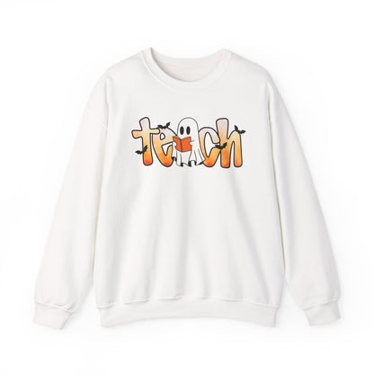 Halloween Teach Crewneck Sweatshirt