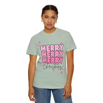 Merry Christmas Comfort Colors T-Shirt