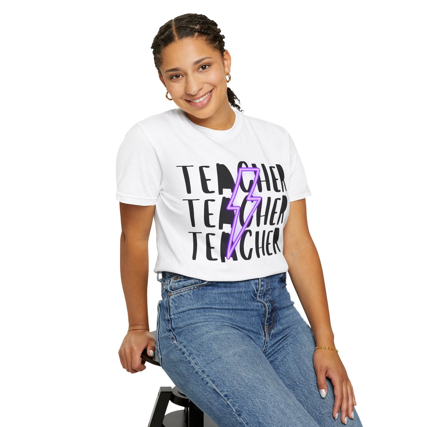 Bolt Teacher 3x’s Comfort Colors T-Shirt