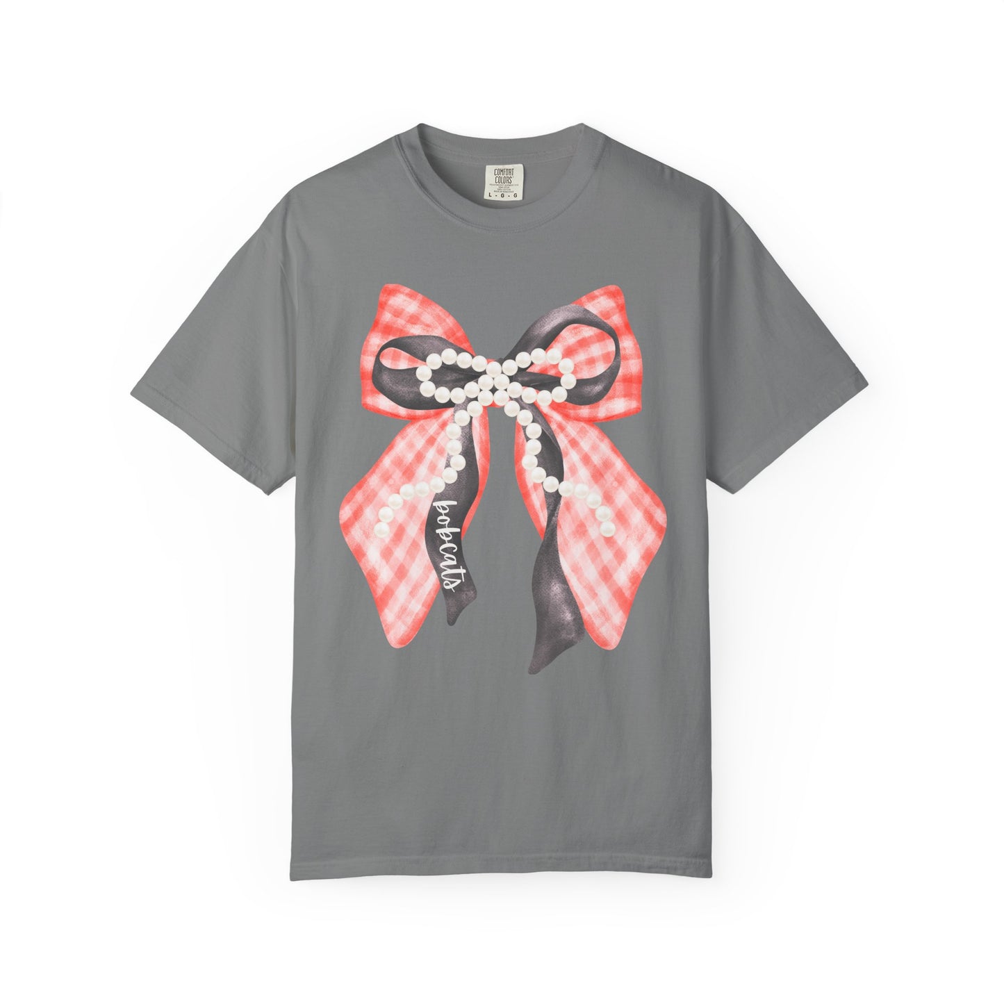 Bobcats Coquette Bow Comfort Colors T-shirt