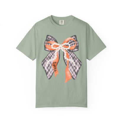 Tigers Coquette Bow Comfort Colors T-shirt