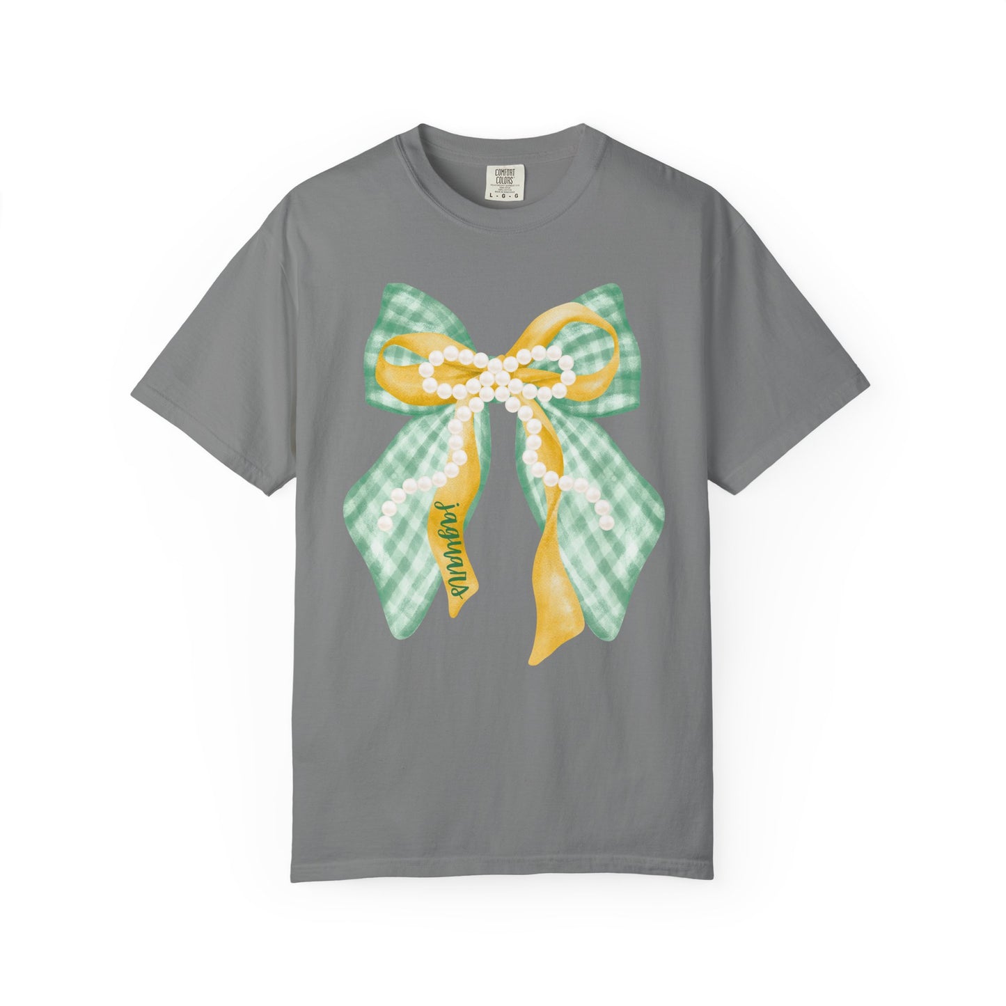 Jaguars Coquette Bow Comfort Colors T-shirt