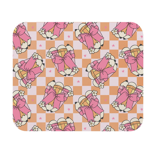 Pencil and Bows Mouse Pad