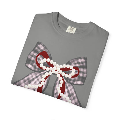 Vikings Coquette Bow Comfort Colors T-shirt