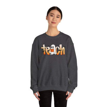 Halloween Teach Crewneck Sweatshirt