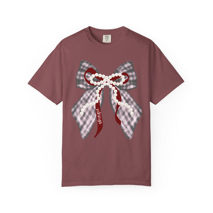 Vikings Coquette Bow Comfort Colors T-shirt