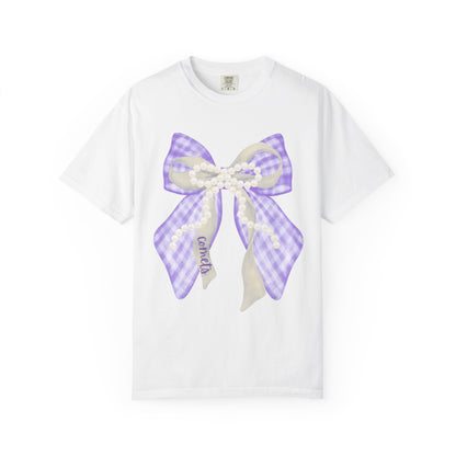 Comets Coquette Bow Comfort Colors T-shirt