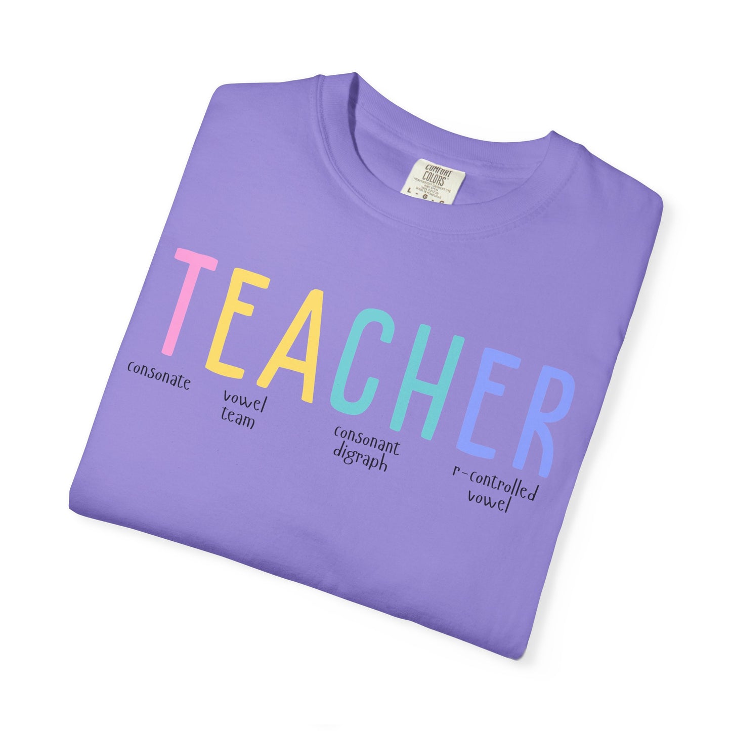 Literacy Teacher Comfort Colors T-shirt