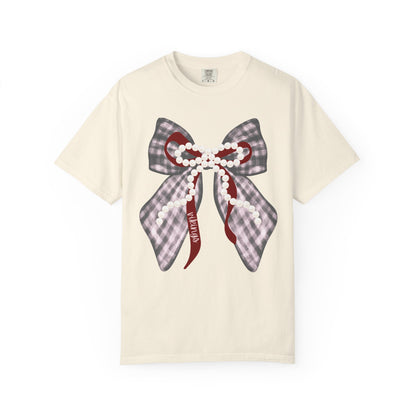 Vikings Coquette Bow Comfort Colors T-shirt