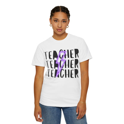 Bolt Teacher 3x’s Comfort Colors T-Shirt