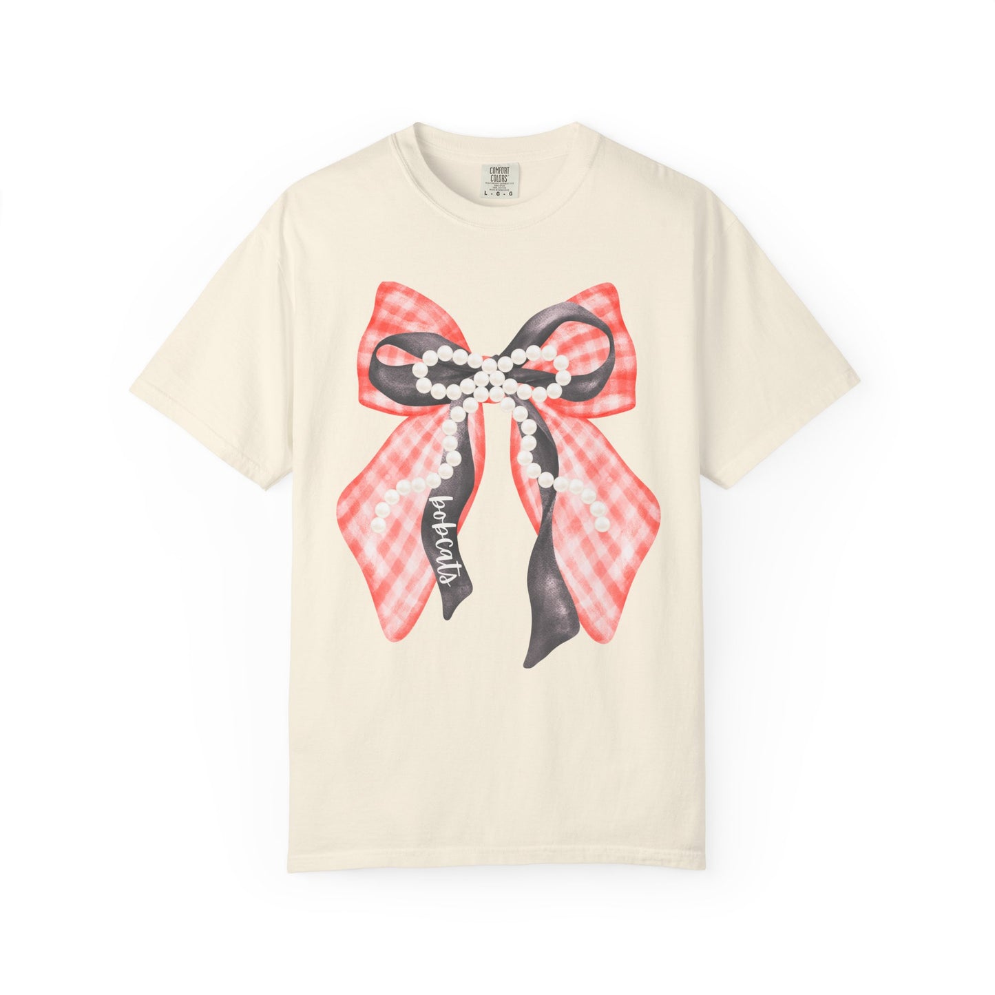 Bobcats Coquette Bow Comfort Colors T-shirt