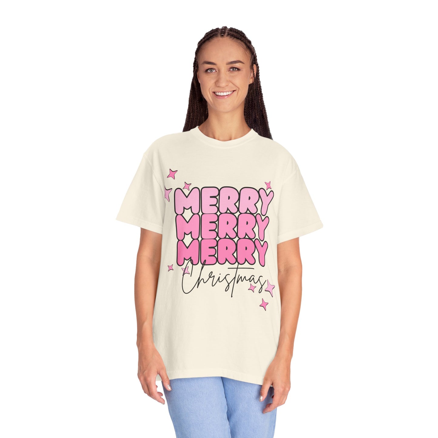 Merry Christmas Comfort Colors T-Shirt