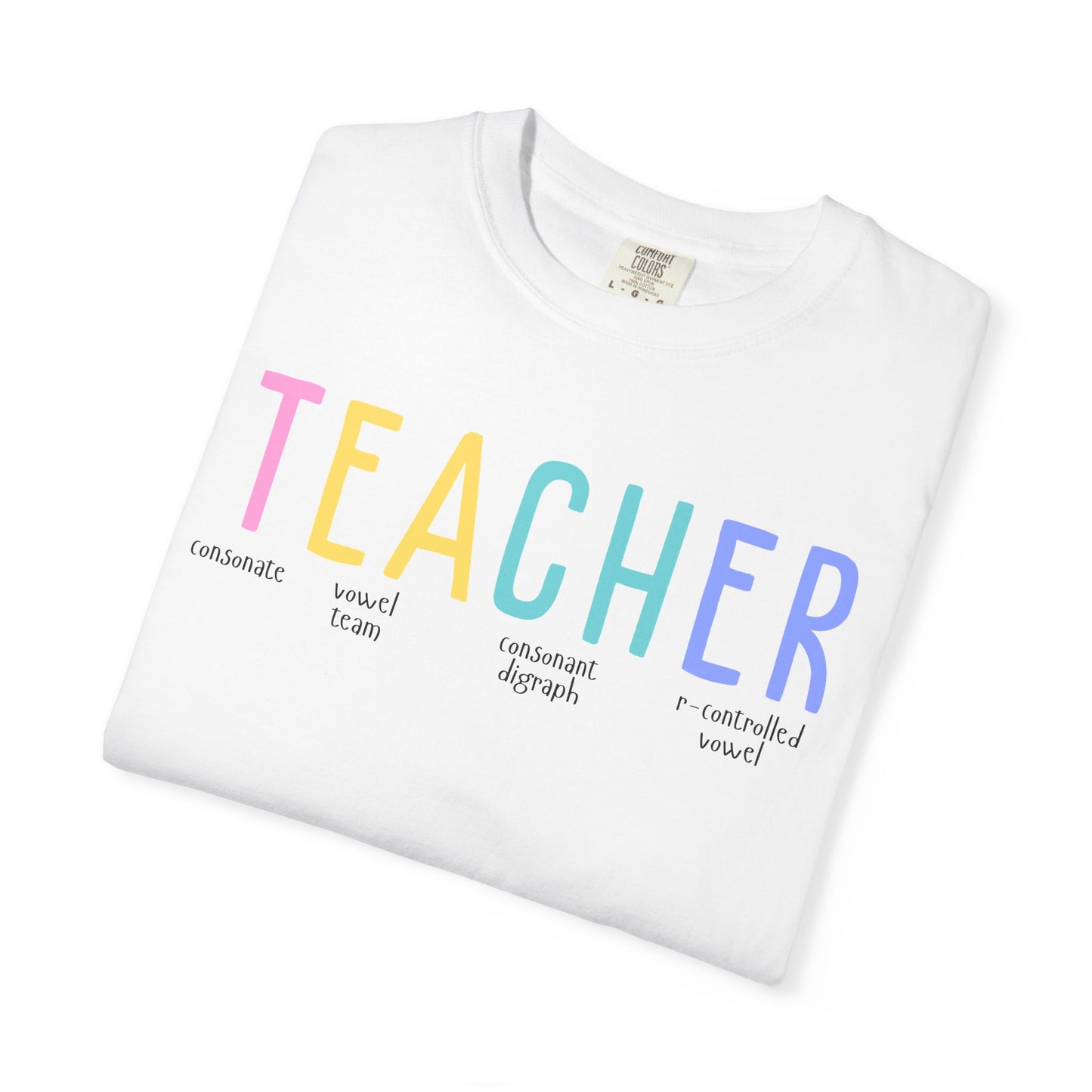 Literacy Teacher Comfort Colors T-shirt