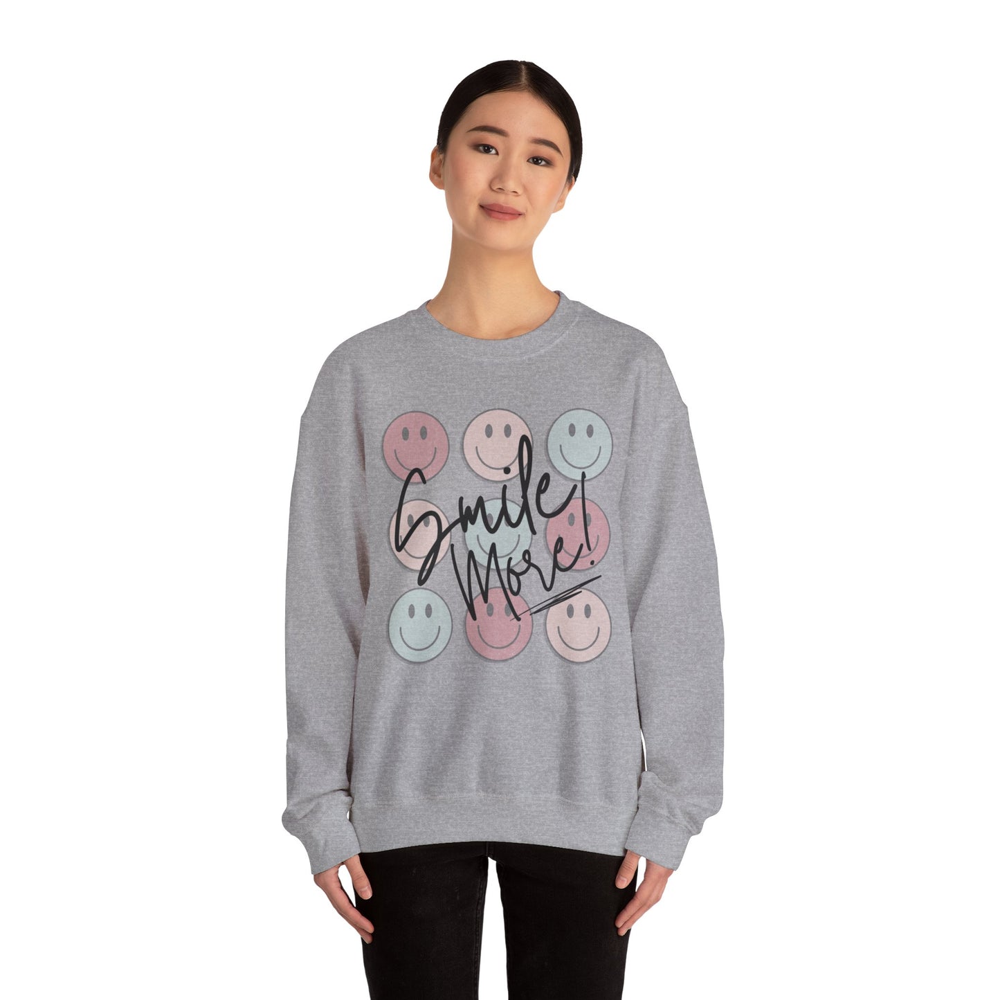 Smile More! Crewneck Sweatshirt