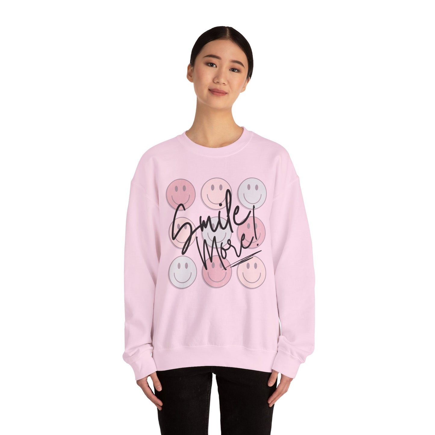 Smile More! Crewneck Sweatshirt